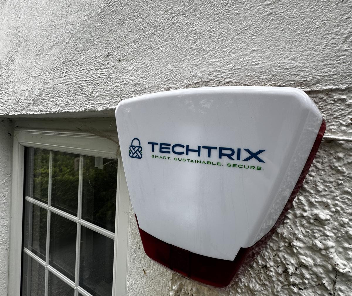 Techtrix bell box on a house in Ballynahinch