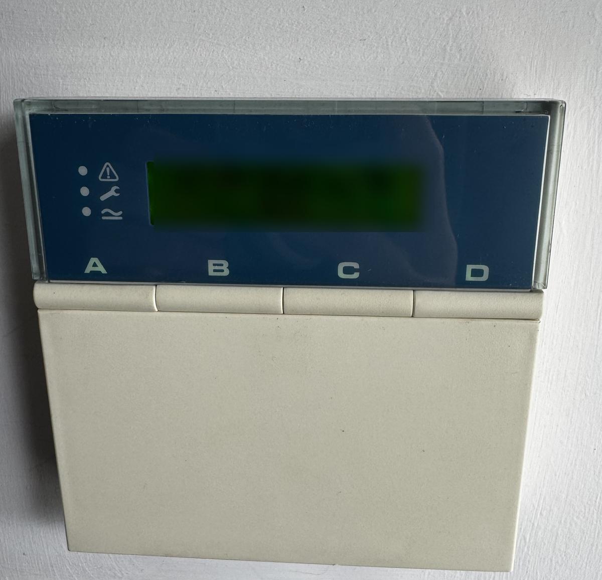 Alarm keypad by the door, Ballynahinch
