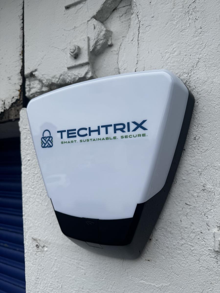 Techtrix bell box on a business premises